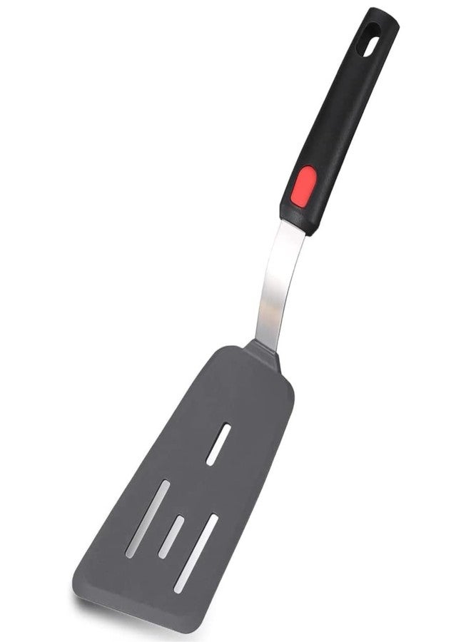 Trifecta Kitchen Silicone Turner Wide Pancake Spatula Pizza Peel Kitchen Utensil Nonstick Cookware Kitchen Flipper for Cooking and Baking((N) Pack of 1) - Image 1